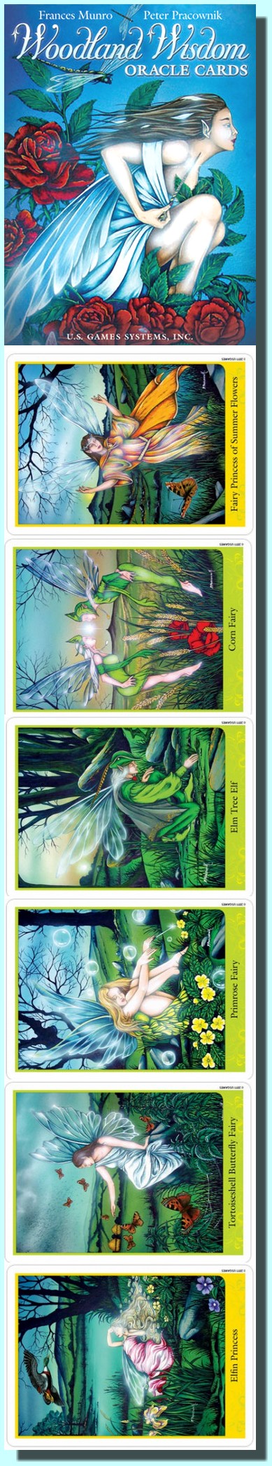 Woodland Wisdom Oracle Cards (29 karet a knížečka)