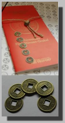 Čínské orákulum pěti mincí (Chinesiches Fünf-Münzen-Orakel)