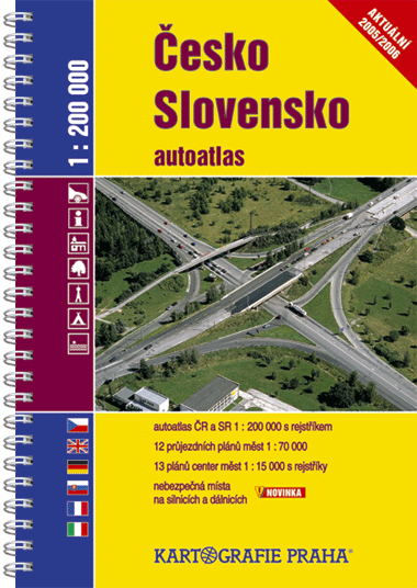 Česko, Slovensko / autoatlas 1: 200 000
