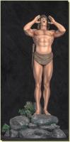 Tarzan Cry Statue 
