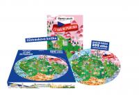 Objevuj s puzzle: Česká republika (velké oválné puzzle a knížečka)