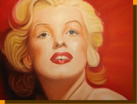 Marilyn face painting