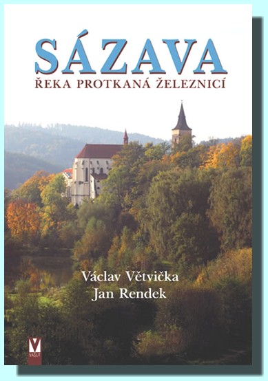 Sázava řeka protkaná železnicí