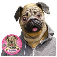 Pug Latex Adult Mask maska psa královny Viktorie
