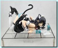 Catwoman Cat Laps Milk Sexy Anime Figure