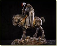 Death Dealer and His Horse Statue