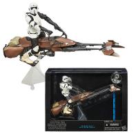 Scout Trooper Action Figure with Speeder Bike Vehicle