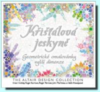 Křišťálová jeskyně geometrické omalovánky vyšší dimenze